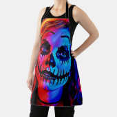 Levendige Halloween-make-upkunst Schort (Insitu)