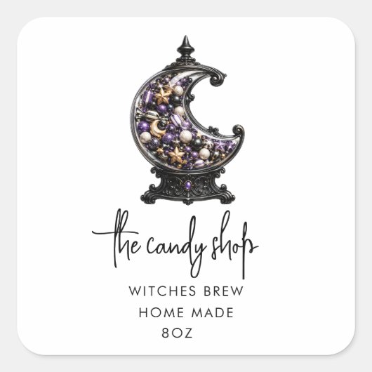 Levendige Halloween-productstickers Vierkante Sticker (Voorkant)