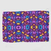 Levendige handdoek met een symmetrisch patroon (Horizontaal)