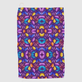 Levendige handdoek met een symmetrisch patroon