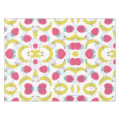 Levendige handgetekende Aardbeien & Bananen Tafelkleed (Voorkant (Horizontaal))