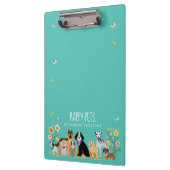 Levendige Happy Pet-reeks - Pet Care & Grooming Bl Klembord (Links)