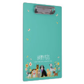 Levendige Happy Pet-reeks - Pet Care & Grooming Bl Klembord (Rechts)