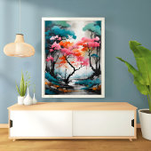 Levendige harmonie foto afdruk