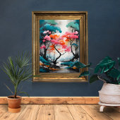 Levendige harmonie foto afdruk