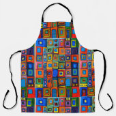 Levendige harmonie: hommage aan Hundertwasser Schort (Voorkant)