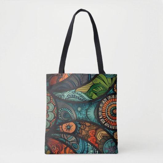 Levendige Harmonie Tote Bag (Voorkant)