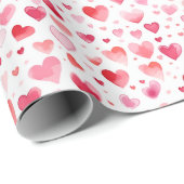 Levendige harten | Kleurrijk | VALENTIJNSDAG Cadeaupapier (Rol Hoek)