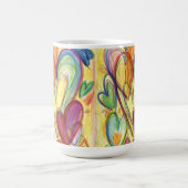 Levendige harten Kunst Aangepaste koffiebeker Koffiemok (Center)