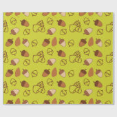 Levendige Hazelnoot Naadloos Verpakkingspapier voo Cadeaupapier (Vlak)