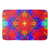 Levendige heldere kleuren Patroon Art Badmat (Voorkant)