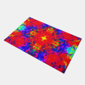 Levendige heldere kleuren Patroon Art Deurmat (Schuin)