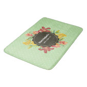 Levendige, heldere lentevloeren met pokkendots badmat (Gekanteld)