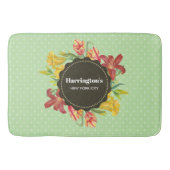Levendige, heldere lentevloeren met pokkendots badmat (Voorkant)