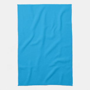 Levendige Hemelblauwe Kleur Decoratie Eenvoudig aa Theedoek