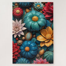 Levendige Herfst Betoverde Tuin Bloemen