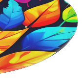 Levendige herfst bladeren patroon snijplank (Hoek)