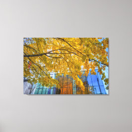 Levendige herfst canvas afdruk