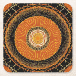 Levendige Herfst Kartonnen Onderzetters