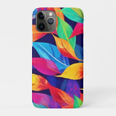 Levendige herfst laat Abstracte kunst achter Case-Mate iPhone Case (Achterkant)