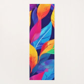 Levendige herfst laat Abstracte kunst achter Yogamat (Achterkant)