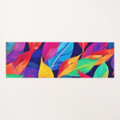 Levendige herfst laat Abstracte kunst achter Yogamat (Voorkant (horizontaal))