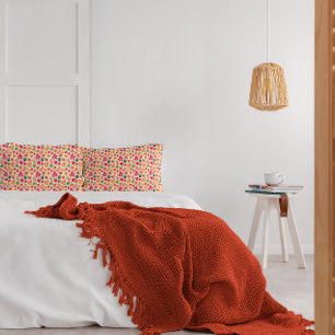 Levendige herfst laat een veelkleurig patroon acht kussensloop