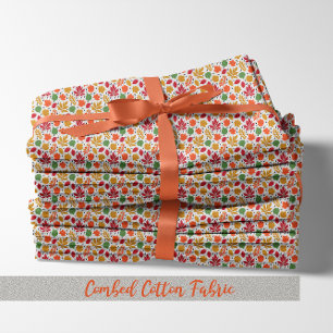 Levendige herfst laat een veelkleurig patroon acht stof