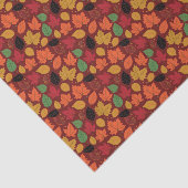 Levendige herfst laat een veelkleurig patroon acht tissuepapier (Detail)