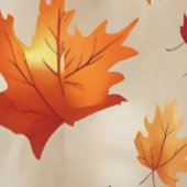 Levendige Herfst Maple Leaves Peel en Stick Wall A Behang (Zoom)