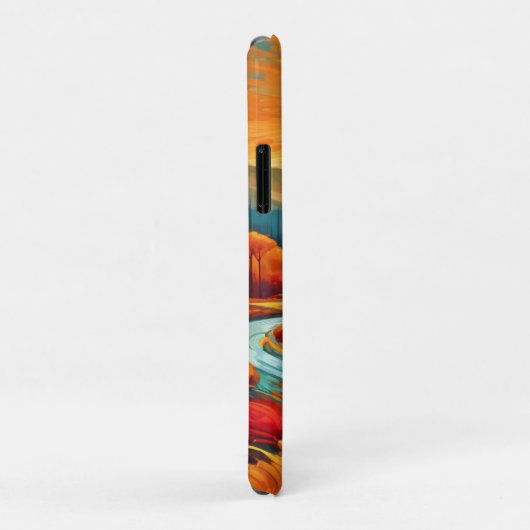 Levendige Herfst River Scene Case-Mate iPhone Case (Achterkant/rechts)