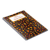 Levendige herfstbladeren in Oranje en gele kleuren Notitieboek (Rechterzijde)