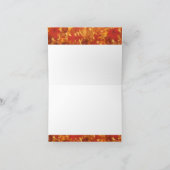 Levendige herfstbladeren Notitiekaarten (Binnen)