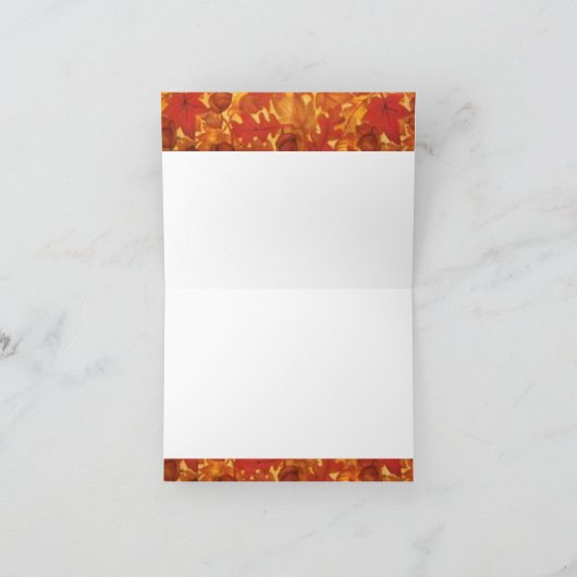 Levendige herfstbladeren Notitiekaarten (Binnen)