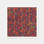 Levendige herfstbladeren servet (Voorkant)