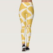 Levendige herfstbloemen Leggings (Achterkant)