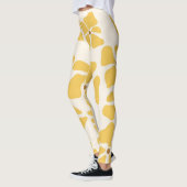 Levendige herfstbloemen Leggings (Links)