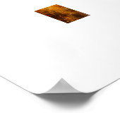 Levendige herfstbosschildering - Herfst Landschap Poster (Hoek)