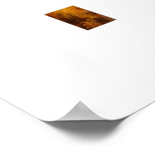 Levendige herfstbosschildering - Herfst Landschap Poster (Hoek)