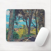 Levendige herfstpad mousepad muismat (Met muis)