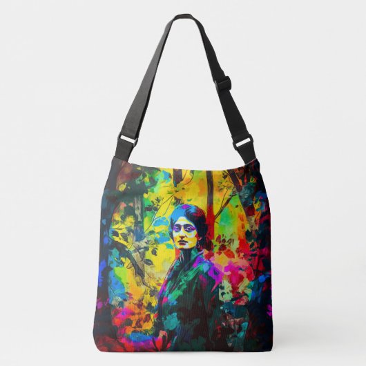 Levendige herfstschoonheid crossbody tas (Voorkant)