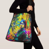 Levendige herfstschoonheid crossbody tas (Dichtbij)