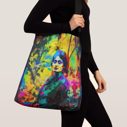 Levendige herfstschoonheid crossbody tas (Dichtbij)