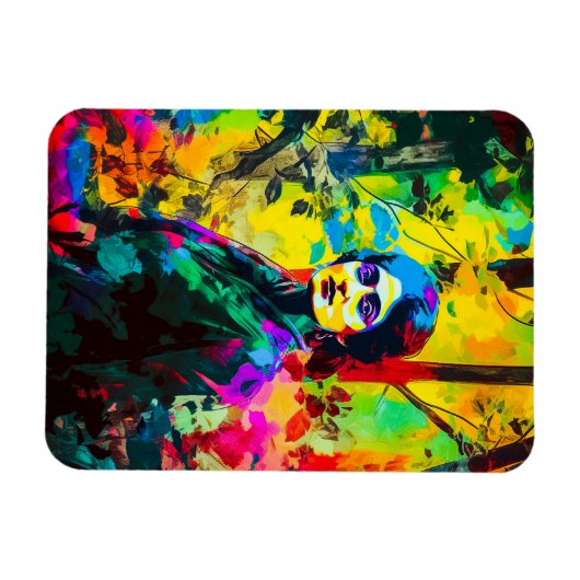 Levendige herfstschoonheid magneet (Horizontaal)