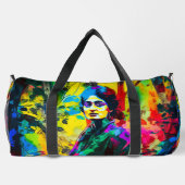 Levendige herfstschoonheid plunjezak (Achterkant)