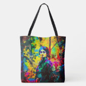 Levendige herfstschoonheid tote bag (Achterkant)