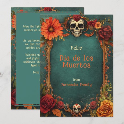 💀 levendige herinnering (Voorkant / Achterkant)