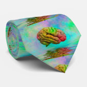 Levendige hersenen stropdas (Opgerold)