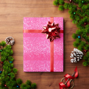 Levendige hete roze glinsterende vonk textuur foto cadeaupapier