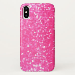 Levendige hete roze glinsterende vonk textuur foto Case-Mate iPhone case